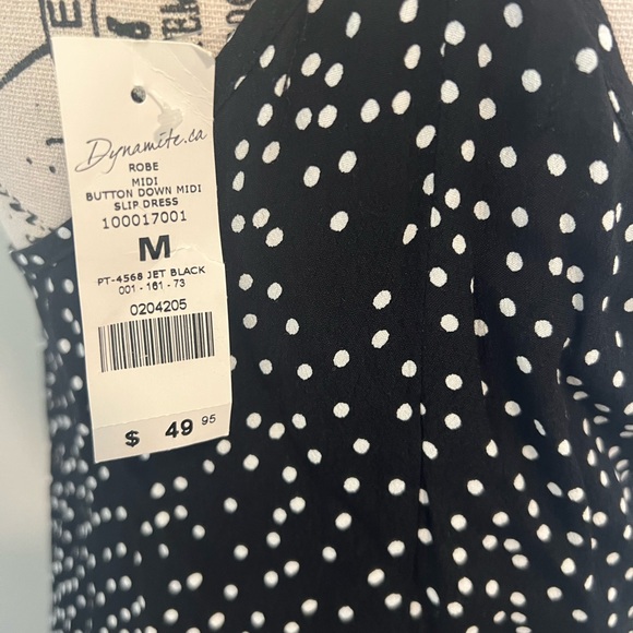 COPY - Maxi Button Polka Dot Dress - Picture 5 of 5